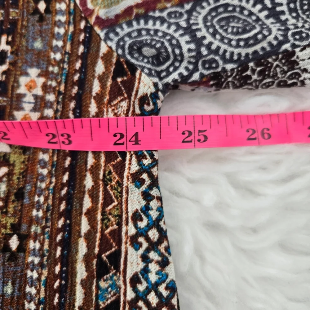 Buckle Sterling & Stitch Southwestern Bohemian Kimono. Multicolor. Size Medium. - Picture 8 of 11